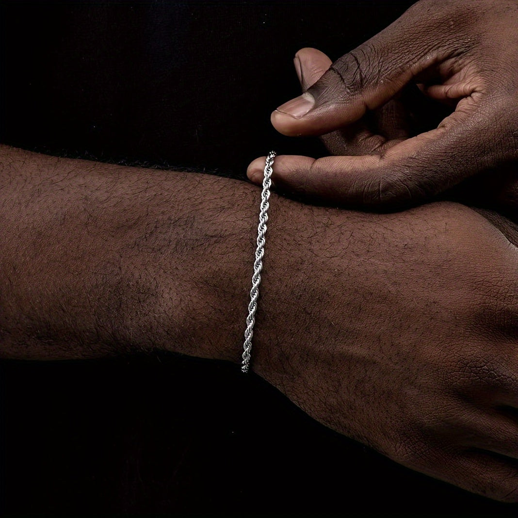 ROPE BRACLET | SILVER