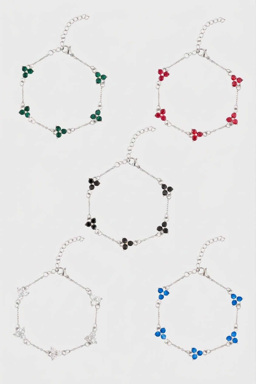 CLOVER BRACELET SET | Stainless Steel
