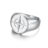 COMPASS RING | SILVER ALLURE LISBON