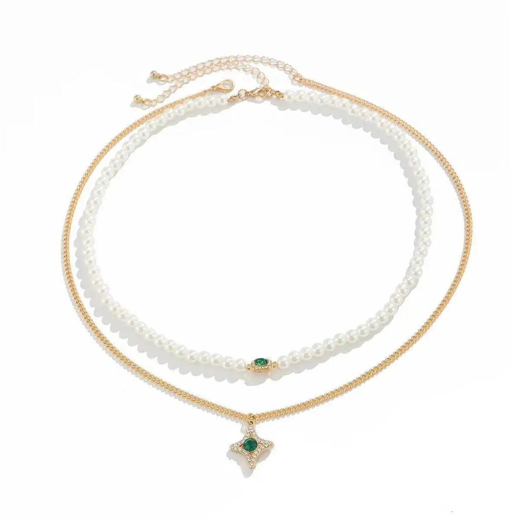 PEARL & GOLD CHAIN COMBO