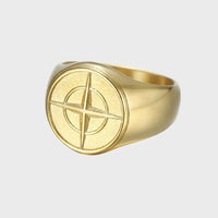 COMPASS RING | SILVER ALLURE LISBON