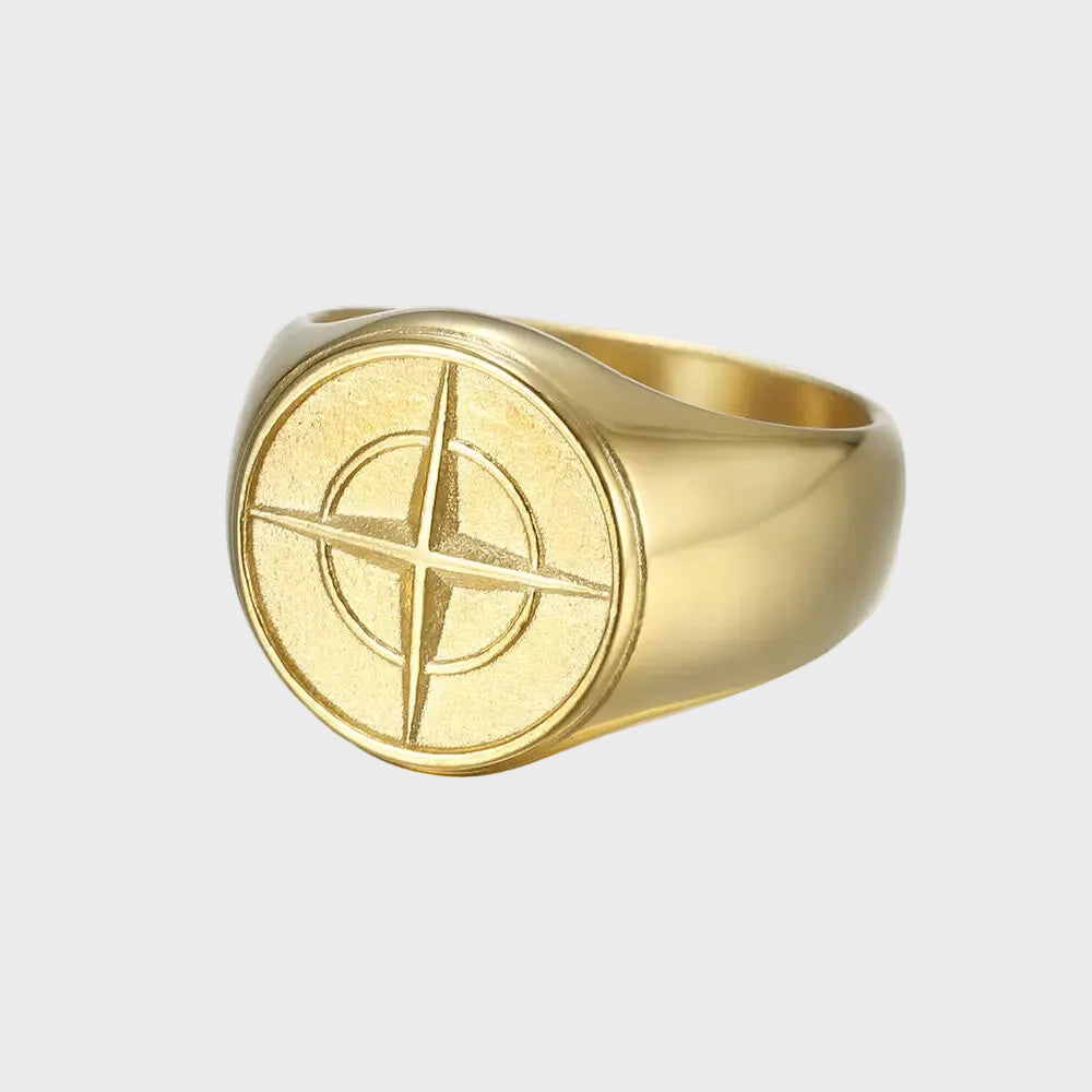 COMPASS RING | SILVER