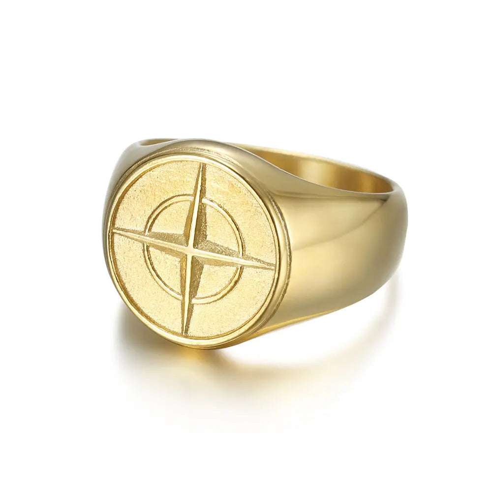 COMPASS RING | SILVER