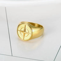 COMPASS RING | SILVER ALLURE LISBON