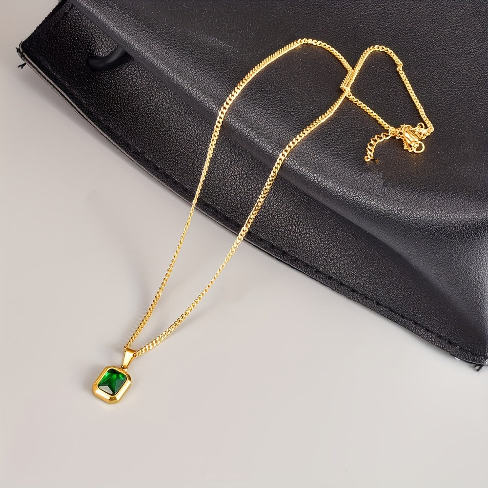 EMERALD GEMSTONE CHAIN