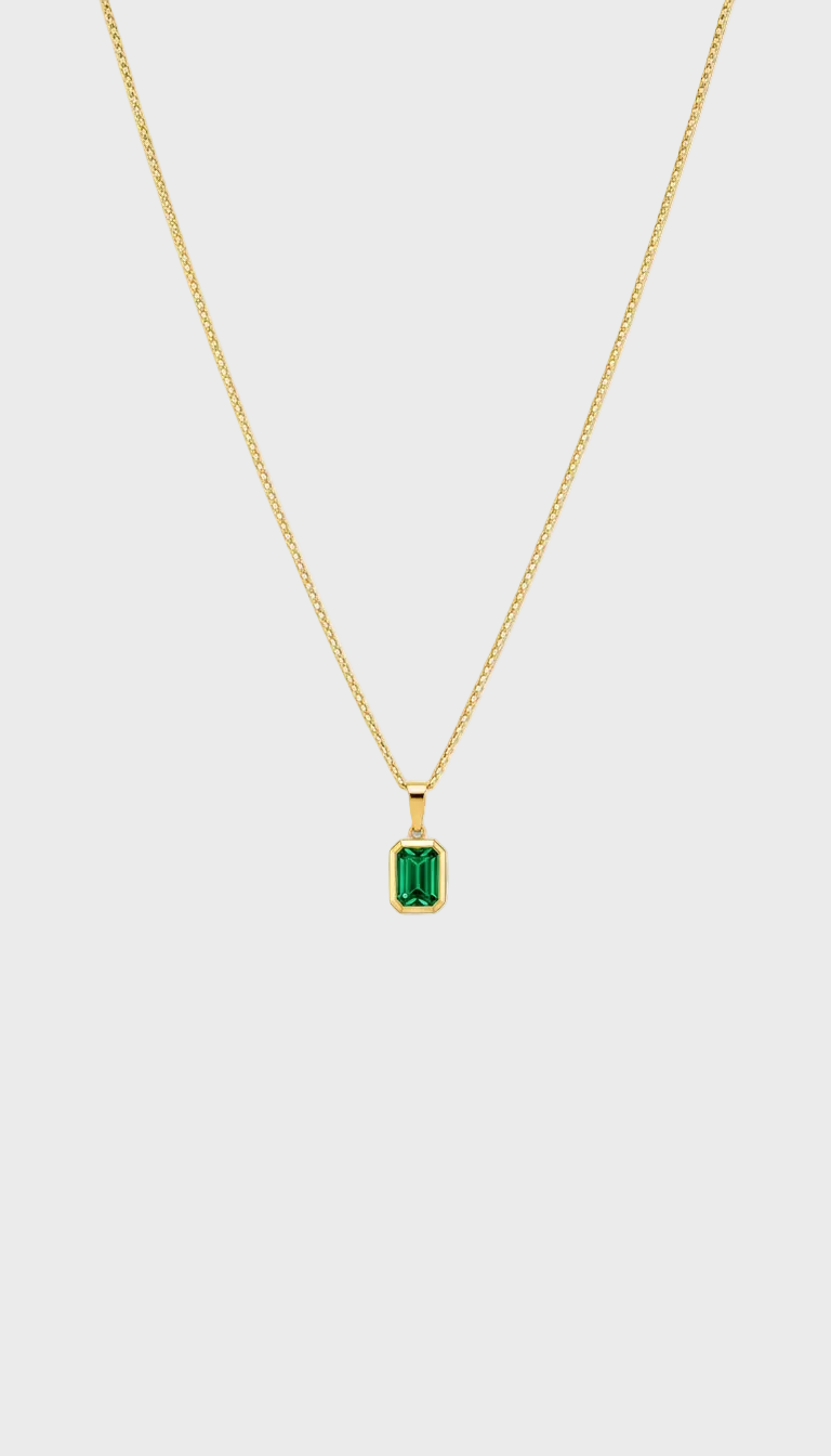 EMERALD GEMSTONE CHAIN