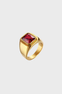 CUT ONYX RING | SILVER A minha loja