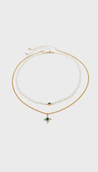 PEARL & GOLD CHAIN COMBO Allure