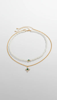 PEARL & GOLD CHAIN COMBO Allure